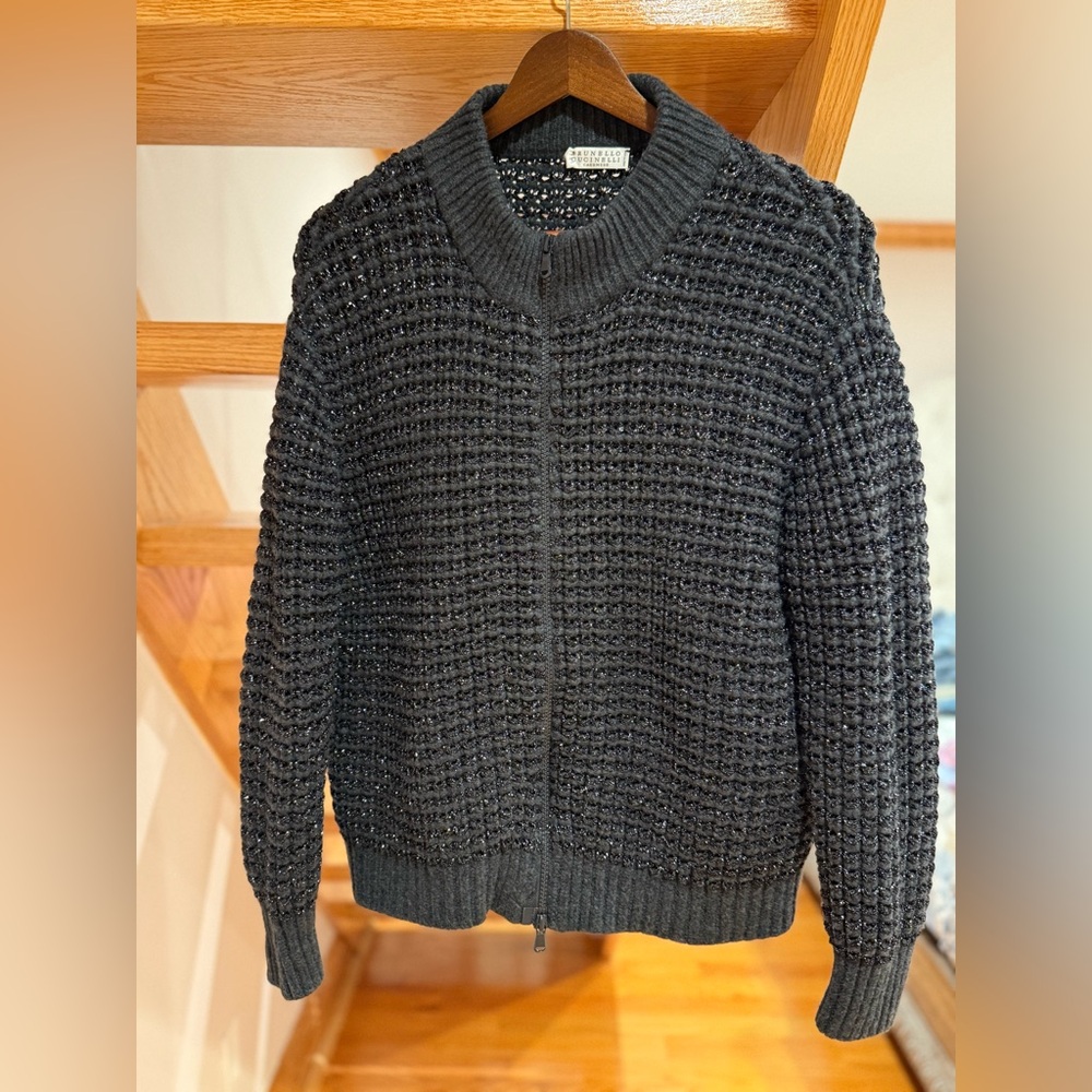 Brunello Cucinelli Women Zipper Cardigan - Size S